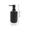 Unique Bargains Durable Cylinder Twill Lines Soap Dispenser 1 Pc - 4 of 4
