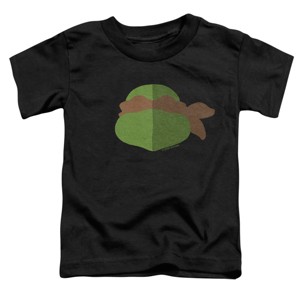 Teenage Mutant Ninja Turtles Mikey Face Kids T Shirt (3T) For Toddlers  Black - 1 of 4
