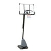 YONWAY Height Adjustable Basketball Hoop, 7.5 to 10ft Adjustable Basketball Stand with 44" Backboard, Portable Goal System with Base and Wheels - 2 of 4