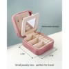 Benevolence LA Plush Velvet Travel Jewelry Box Organizer - 3 of 4