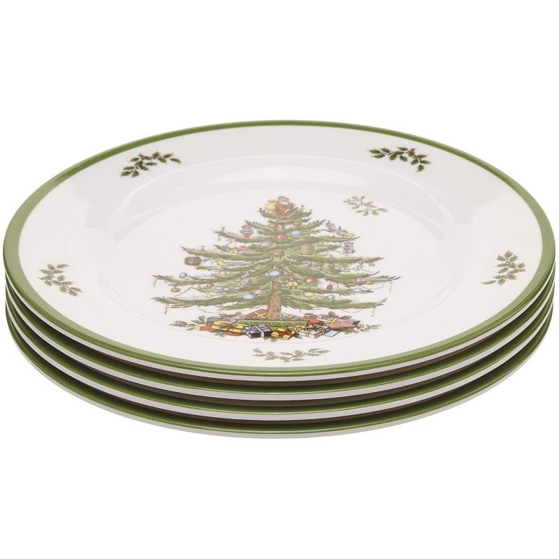 Spode Christmas Tree Melamine Dinner Plates, Set of 4 - 11 Inch, 3 of 8