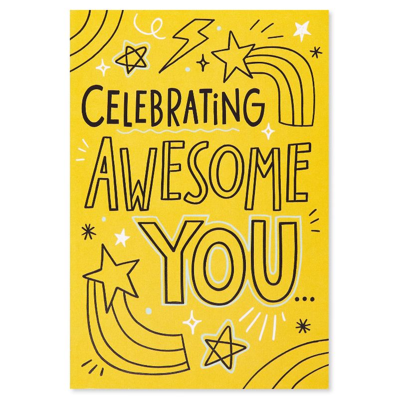 Doodle &#39;Awesome You&#39; Birthday Card, 5 of 8
