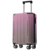 Whisen 3-Piece Luggage Sets, ABS Hardside Spinner Suitcases with TSA Lock and Spinner Wheels, Checked & Carry on Luggages - Pink & Gray - 3 of 4