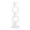 CAVINAS Bookcases for Living Room 5-Tier Rotating Bookshelf Floor Rack Simple Multi-Function Bookcase Shelf for Office - 2 of 4