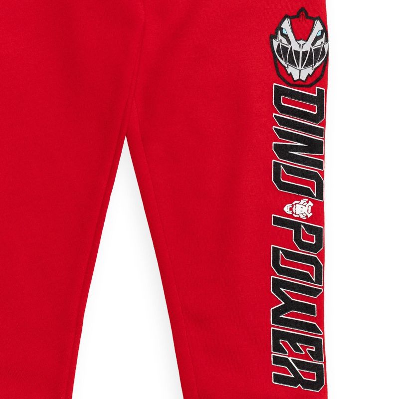 Power Rangers Fleece 2 Pack Pants Red/Black , 5 of 8