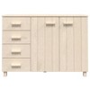 vidaXL Sideboard Honey Brown Solid Pine Wood Medium Sideboard - 4 of 4