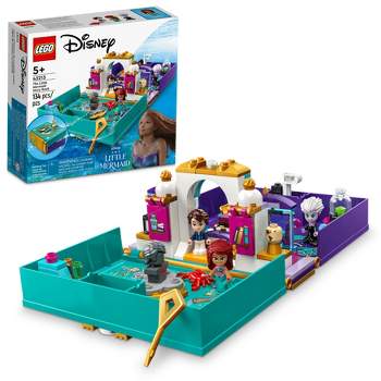 LEGO Disney Princess Creative Castles 43219​, Toy Castle Playset with Belle  and Cinderella Mini-Dolls and Bricks Sorting Box, Travel Toys for Girls