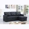 NicBex Couches for Living Room Pull out Sectional Sofa Couches Modern Comfy Upholstered Sofa with Chaise and Storage - 4 of 4