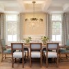 LLHZSY Mordern Glam Crystal Pendant Chandelier 8-Light Fixure for Kitchen Island Dining Room Living Room-24 2/5-in W X 12 3/5-in H-Chrome/Gold - 2 of 4