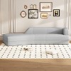 Modern Boucle Sofa, Curved Chaise Lounge, Sleeper Couch for Living Room, Bedroom, Office, Indoor Furniture - Maison Boucle - 2 of 4