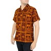 LA LEELA Men's Hawaiian Shirt Camp Beach Shirts Casual Short Sleeve Button Down Untuckit Shirts for Men - 3 of 3