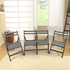Gulches Fully Assembled Slatted Folding Chairs ¨C 220LBS Capacity, Set of 2/4 for Home, Weddings & Indoor/Outdoor Events - 4 of 4