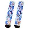 Sonic The Hedgehog Socks Running Color Splatter Sublimated Crew Socks Mid-Calf - 2 of 4