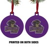 Whittier College Primary Logo Aluminum Holiday Christmas Tree Ornament - 2 of 4