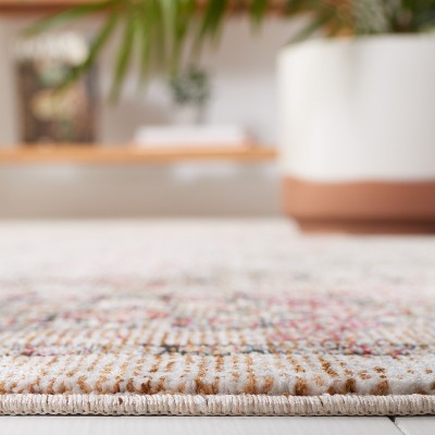 Elegant Blue Synthetic 9' x 12' Stain-Resistant Area Rug
