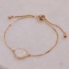Humble Chic NY Simulated Druzy Chain Bracelet for Women - Boho Stackable Adjustable Bolo Slider Bracelet - 3 of 4