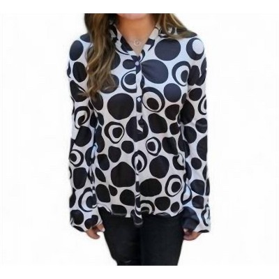 Women's POLKA DOT PULLOVER TOP - Erma’s Closet