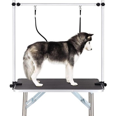 Professional Dog Pet Grooming Table Large Adjustable Heavy Duty Portable w/Arm & Noose & Mesh Tray