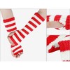 INSPIRE CHIC Women's Elastic Knit Winter Half Finger Thumb Hole Y2K Sleeves Gloves for Christmas Windproof 1 Pair - 3 of 4