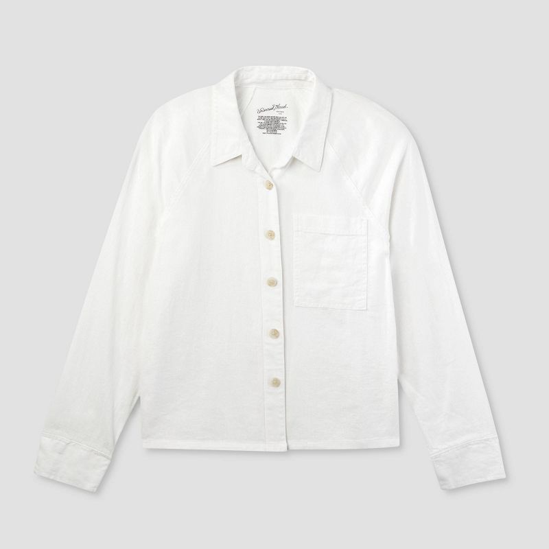Women's Long Sleeve Adaptive Button-Down Shirt - Universal Thread™, 1 of 8