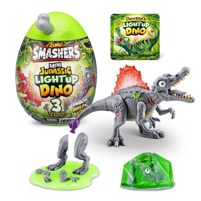 Smashers Jurassic Light-Up Dino Surprise Egg Mini Figure Set, 3 of 9