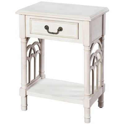 target white side table