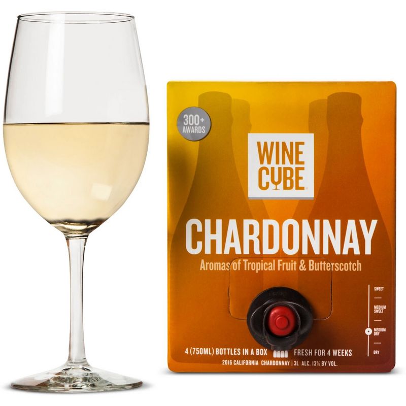 Chardonnay White Wine - 3L Box - Wine Cube&#8482;, 3 of 8