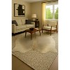 Home Mart Goods 6' x 7' Feet Grey Cowhide Handmade Soft Large Cow Hide Cow Skin Leather Animal Area Rug - 3 of 4