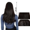 Alilang Women's Long Wavy Wig with Bangs , Heat-Resistant for Daily or Party Use - 4 of 4