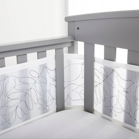 Breathable baby crib liner on sale