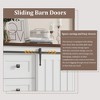 Whizmax 5 Drawers Dresser for Bedroom with Sliding Barn Door,Adjustable Shelf,Farmhouse Tall Chest of Drawer,Storage Organizer Dresser for Living Room - 4 of 4