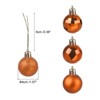Unique Bargains Acrylic DIY Craft Party Christmas Tree Ornament Hanging Balls 1.57" 24 Pcs - 2 of 4