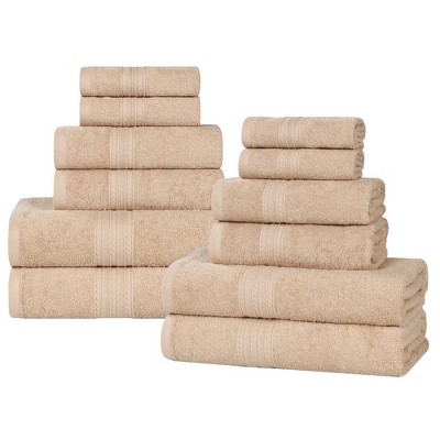 Eco-Friendly Sustainable Cotton Solid Lightweight Bathroom Set by Blue Nile Mills