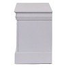 GlasFlength Nightstands Modern Nightstand Bedroom Nightstand Elegant Bedside Table with 2 Drawers for Living Room, White, 22.5"*16.5"*24.5" - 4 of 4