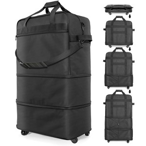 Generic Suitcases with Wheels, Expandable Foldable Luggage Bag - 1 of 4