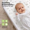 KeaBabies Organic Bassinet Sheet for Baby Girls, Boys, 2-Pack Soothe Bassinet Fitted Sheets, Bedside Bassinet Mattress Sheet - 4 of 4