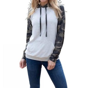 Women's Healther Stripe Hoodie - HEIMISH USA - 1 of 4