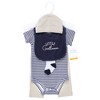 Hudson Baby Infant Boy Cotton Layette Set, Navy Beige Gentleman - 2 of 4