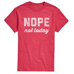 Men's - Instant Message - Distressed Nope Not Today Short Sleeve Graphic T-Shirt - 1 of 4