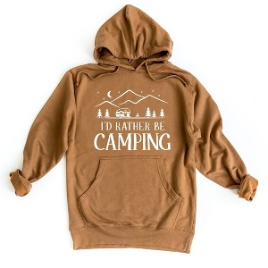 Simply Sage Market Women's Graphic Hoodie Rather Be Camping Camper - 1 of 1