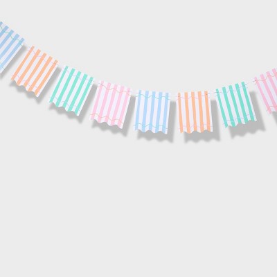 Striped Paper Garland