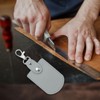 Unique Bargains DIY Office Car PU Leather Key Fobs 2 Pcs - 3 of 4