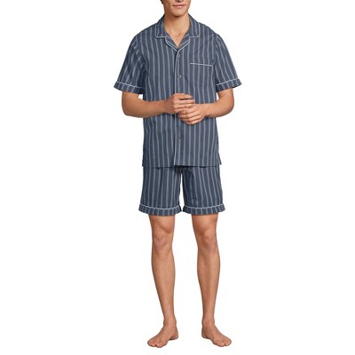 Lands' End Men's Short Sleeve Essential Pajama Set