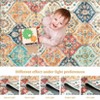Washable Rug for Living Room  Trellis Rug Non Slip Throw Rugs Vintage Bedroom Rugs Low Pile Non Shedding - 4 of 4