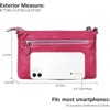 FATMOON Women's Genuine Leather Wristlet Clutch Wallet - Compact Crossbody Bag with RFID Blocking and Multiple Card Slots - 4 of 4