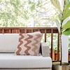 18"x18" Deny Designs Angela Minca Squiggly Lines Mocha Mousse Square Outdoor Throw Pillow Brown - 3 of 4