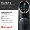 Honeywell QuietSet 8-Speed Oscillating Tower Fan Black HYF290B: Programmable Timer, Quiet Operation, ETL Listed - 3 of 4