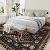 Washable Modern Area Rug Geometry Style Bohemian Rustic Geometric Easy-Cleaning Bedroom Kitchen Living Room Non Shedding - 4 of 4