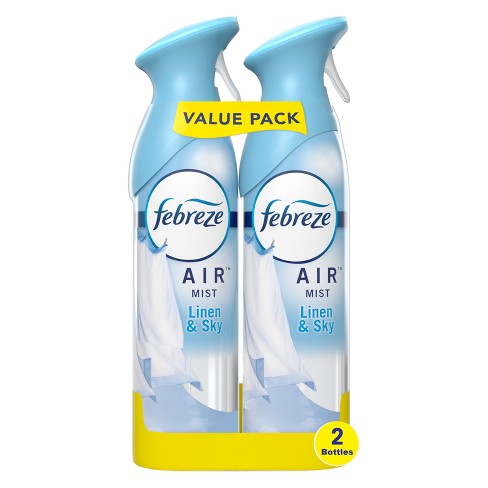 Febreze Ocean Scent Odor-Fighting Air Freshener Aerosol Can Twin