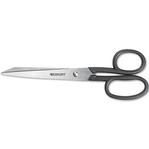 Westcott Kleencut Shears Left/Right Hand 8" Long Black 19018 - 1 of 3